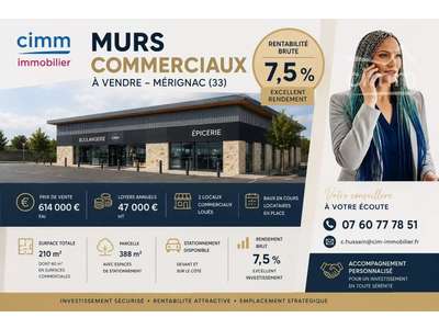 Vente Locaux commerciaux - Boutiques à Mérignac