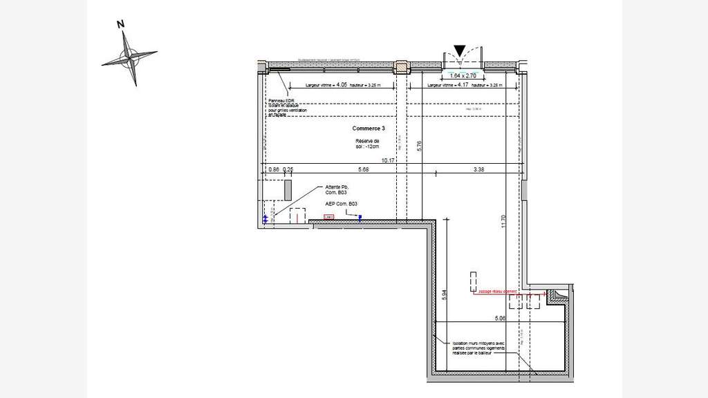 Local neuf de 83m² à vendre à Meyzieu