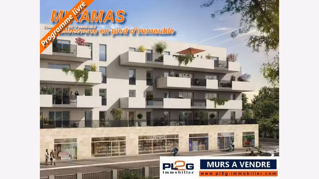 Local brut neuf de 39m² à vendre à Miramas 