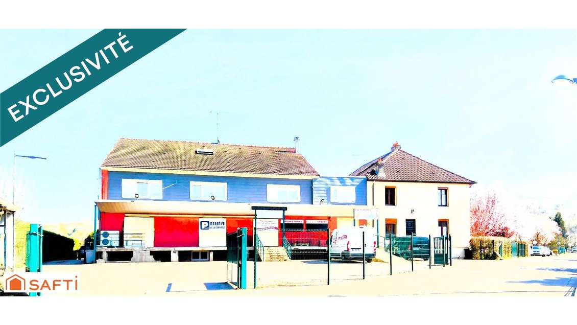 Vente vaste local commercial 293m² à Mirecourt