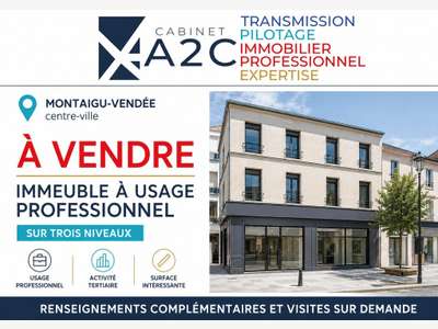 À VENDRE IMMEUBLE À USAGE PROFESSIONNEL M