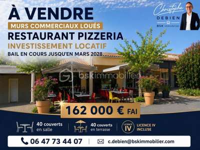 MURS COMMERCIAUX LOUÉS - RESTAURANT PIZZERIA -