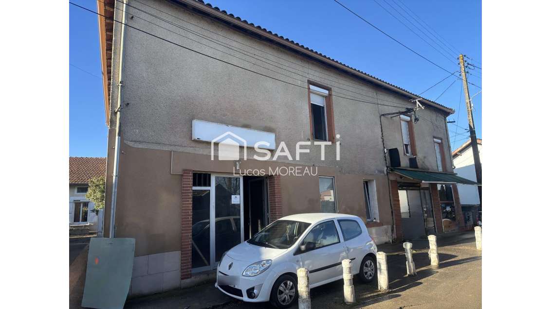 Immeuble de rapport de 2 locaux et un plateau R+1