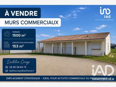 Vente local commercial de 153m² en zai à Montech