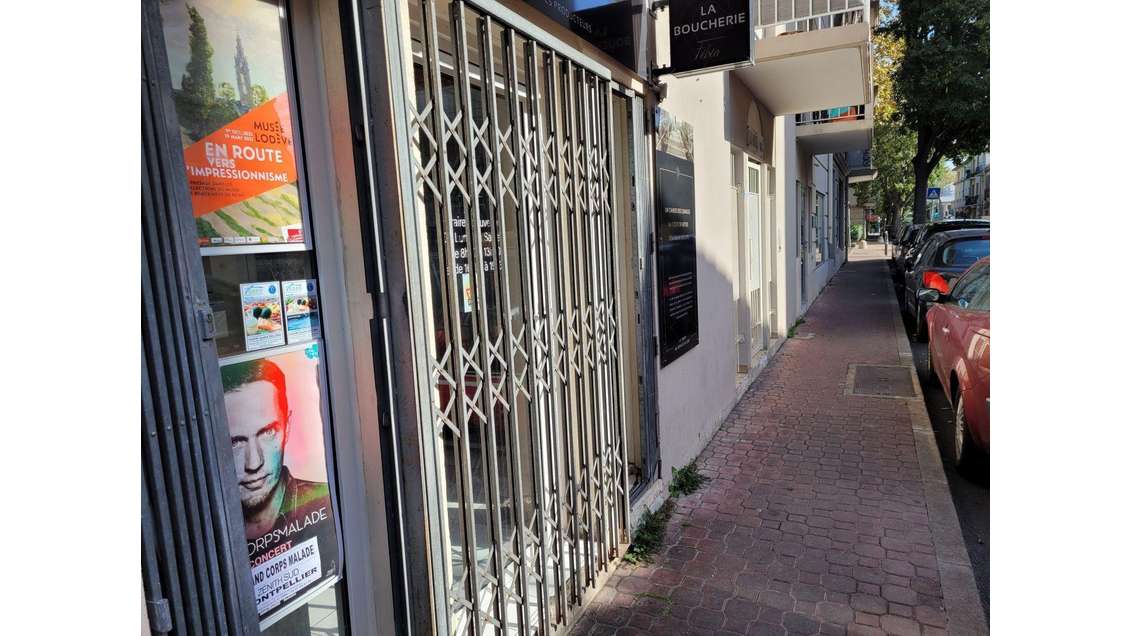 Local commercial 59m² Montpellier Les Beaux Arts  