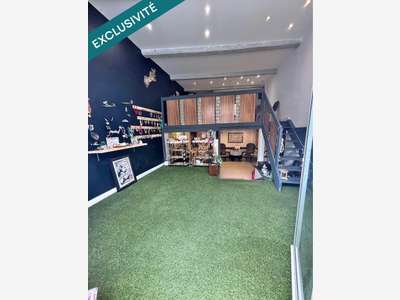 Local commercial 56m² avec vitrine, climatisé
