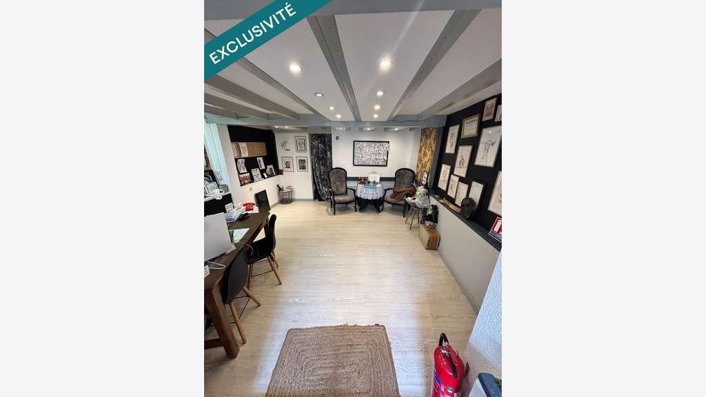 Local commercial 56m² avec vitrine, climatisé