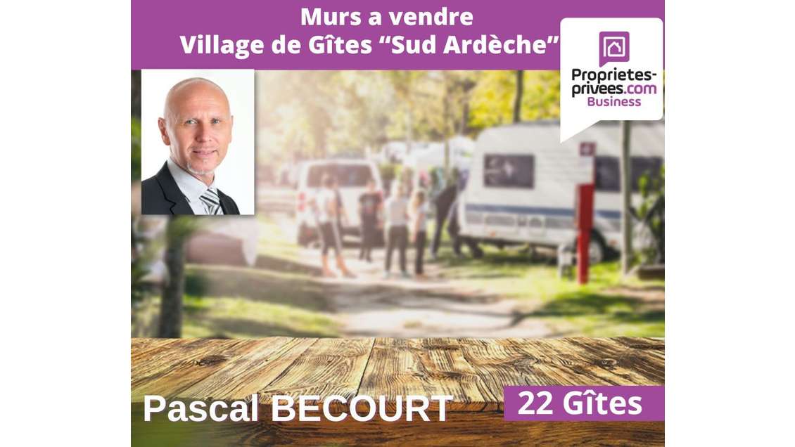 AV domaine touristique 3 hectares en Ardèche