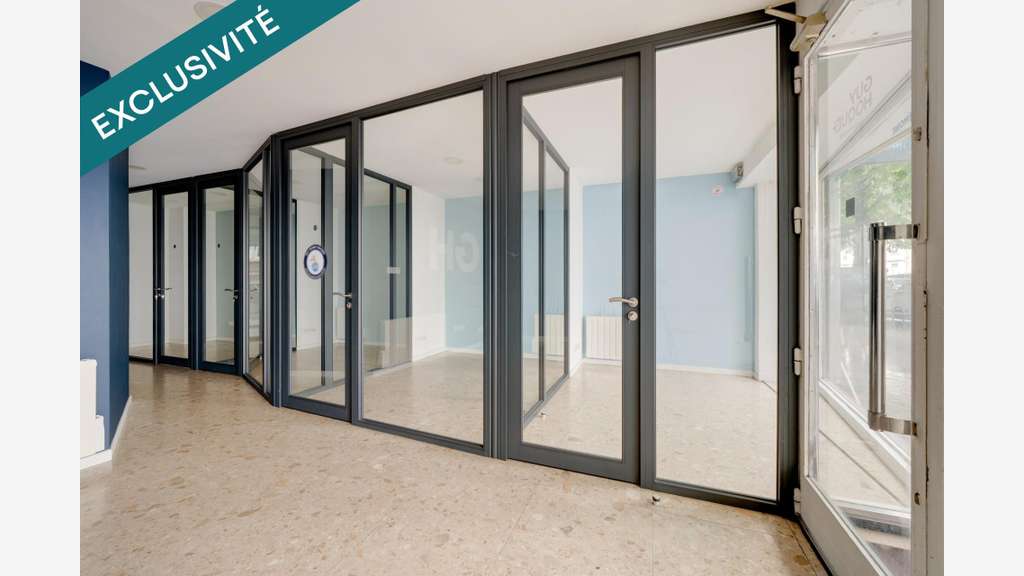 AV local commercial 70m² terrasse et cave à Nancy