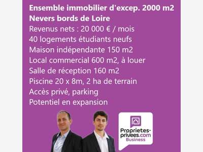 Ensemble immobilier d'exception 2500m² à Nevers