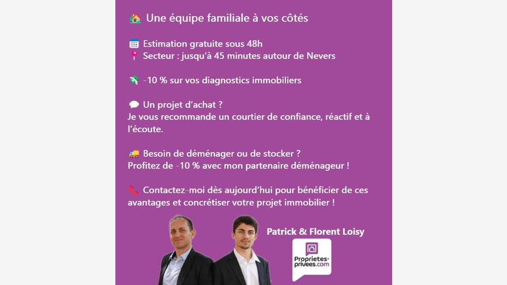 Ensemble immobilier d'exception 2500m² à Nevers