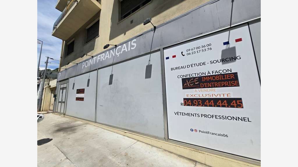 Vente local commercial de plain pied 339m² à Nice