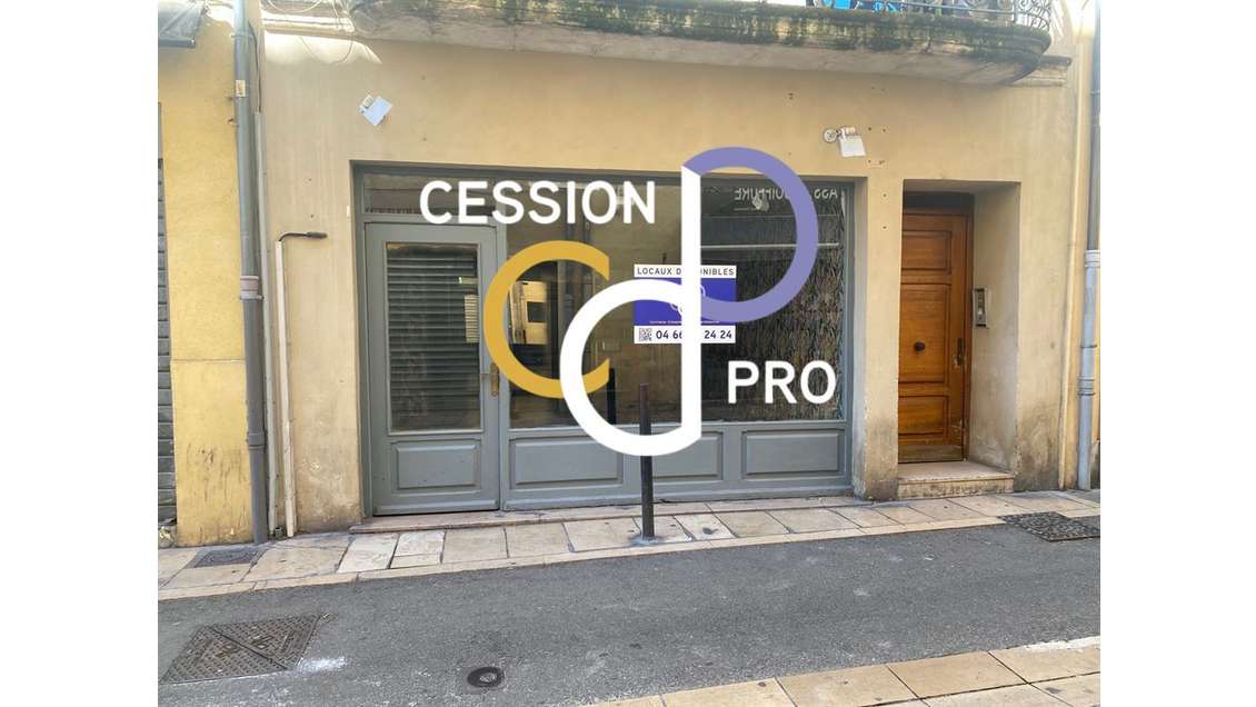 Murs commerciaux 72m² RDC à vendre à Nîmes centre
