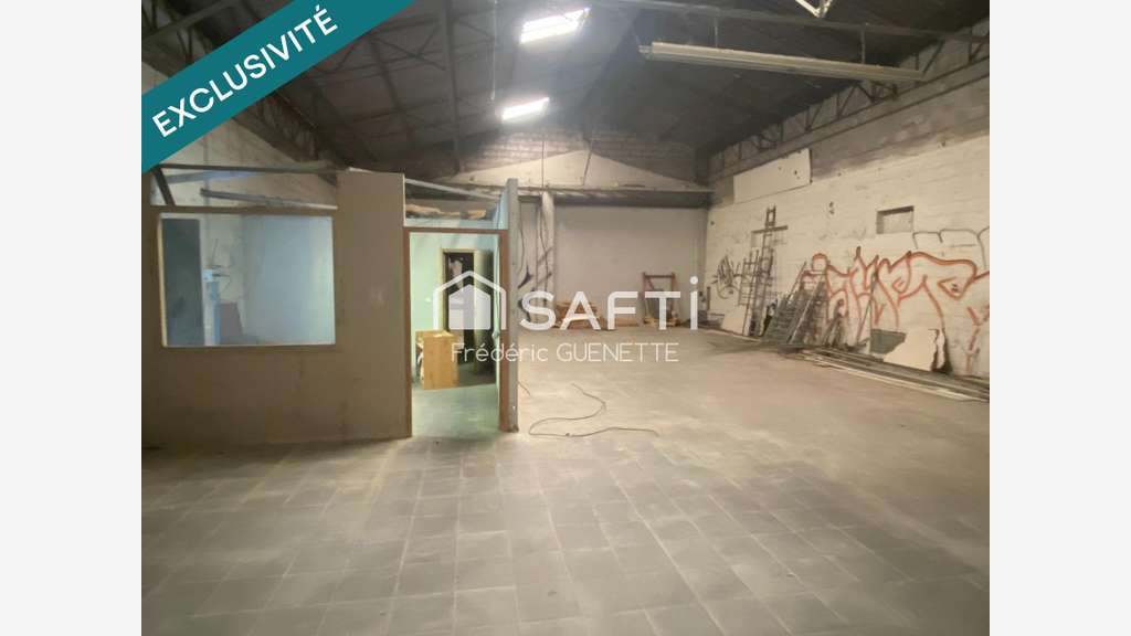 Vente hangar 283m² Sud Niort