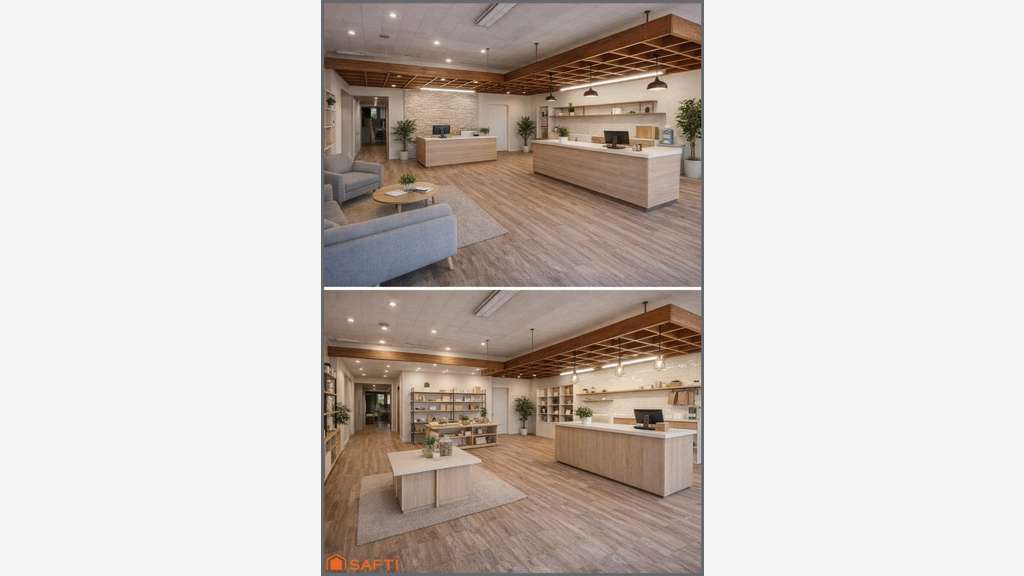 Vente local commercial 206m² centre ville Oloron