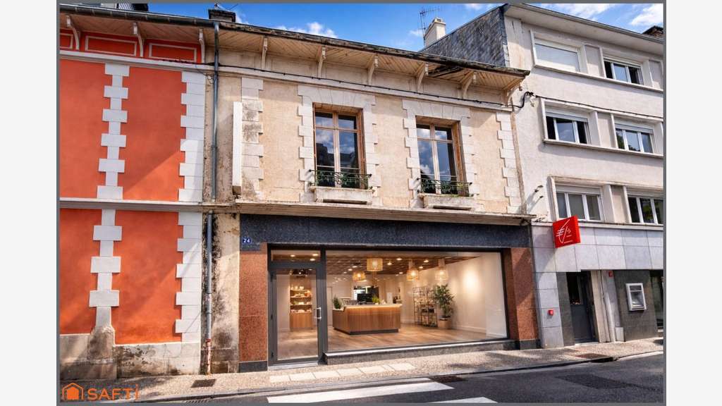 Vente local commercial 206m² centre ville Oloron