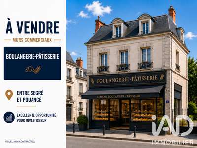 Vente local boulangerie de 345m² à Ombrée d'Anjou