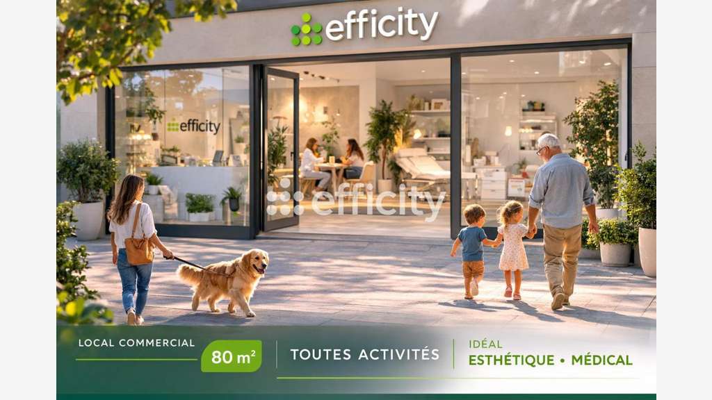 Vente local commercial 81m² secteur prisé à Opio