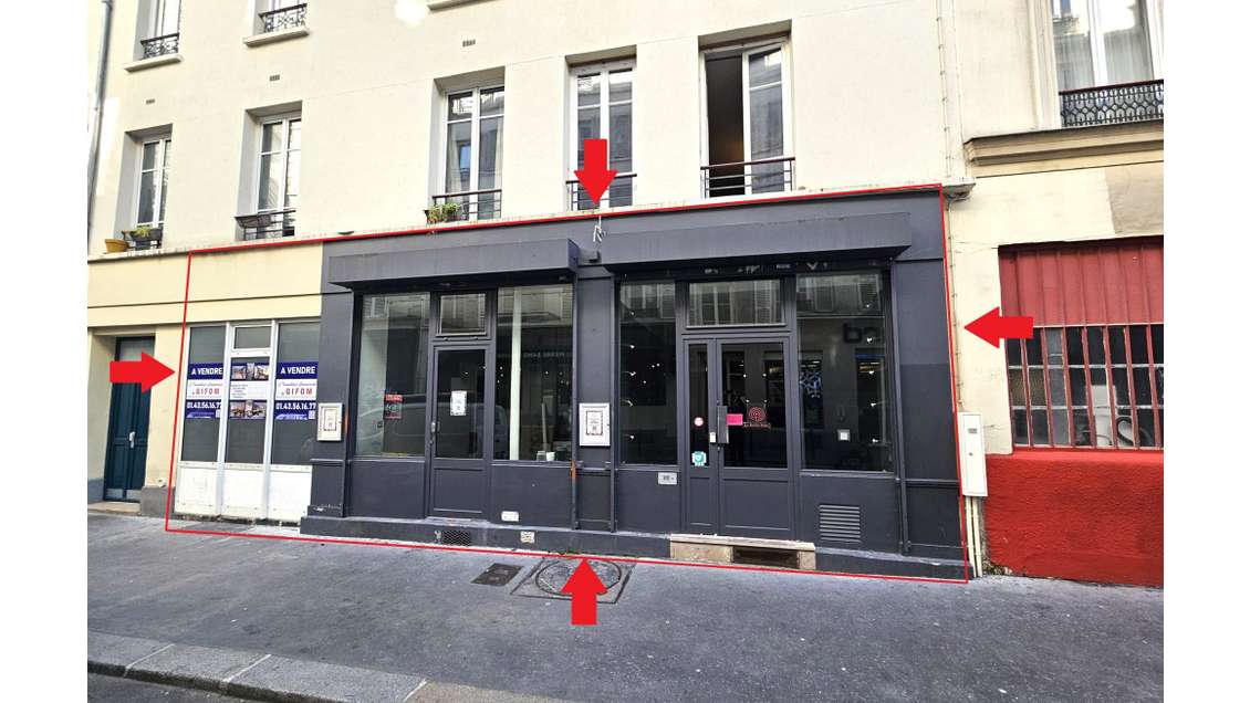 Vente murs commerciaux divisibles 75011 Paris