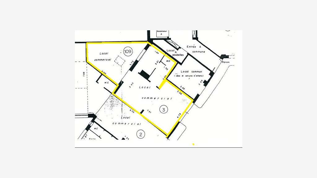 Vente local occupé 59m² 75011 Paris Ledru Rollin