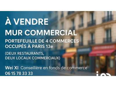 Vente Locaux commerciaux - Boutiques à Paris 13e