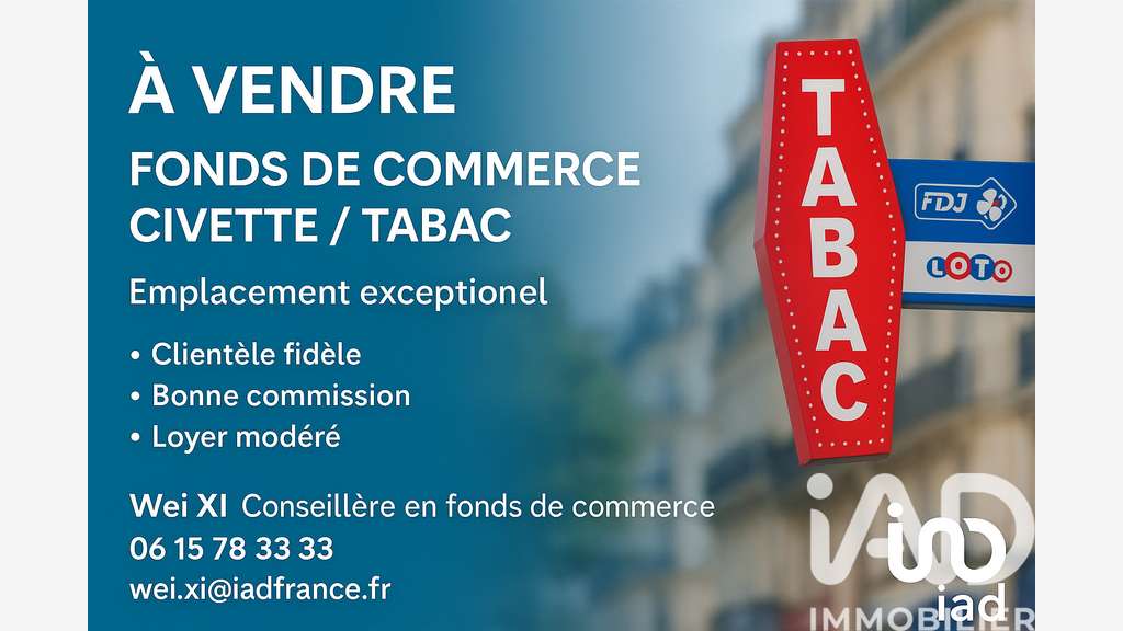 Local commercial à Paris