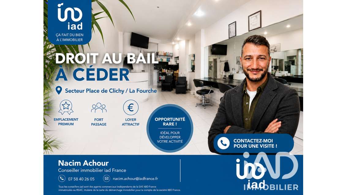 Local commercial à Paris