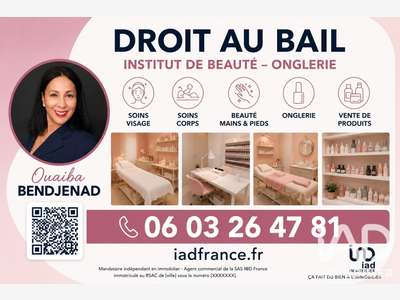 Cède bail institut de beauté de 80m² à Paris 75001