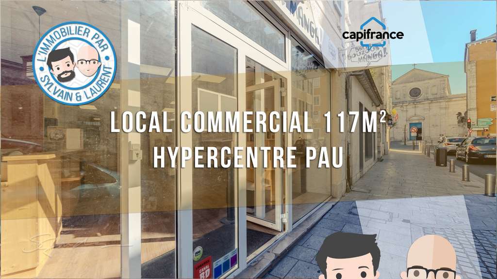 Loca commercial de 161m² à vendre à Pau centre 64