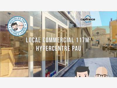 Loca commercial de 161m² à vendre à Pau centre 64