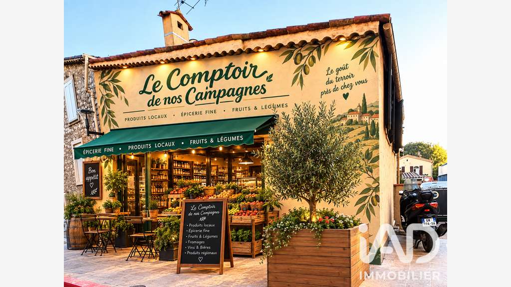 Vente local commercial de 47m² à Peymeinade centre