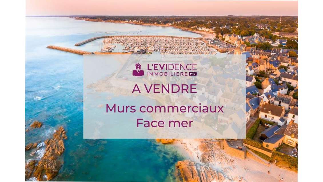 Vente murs commerciaux 624m² face mer à Piriac