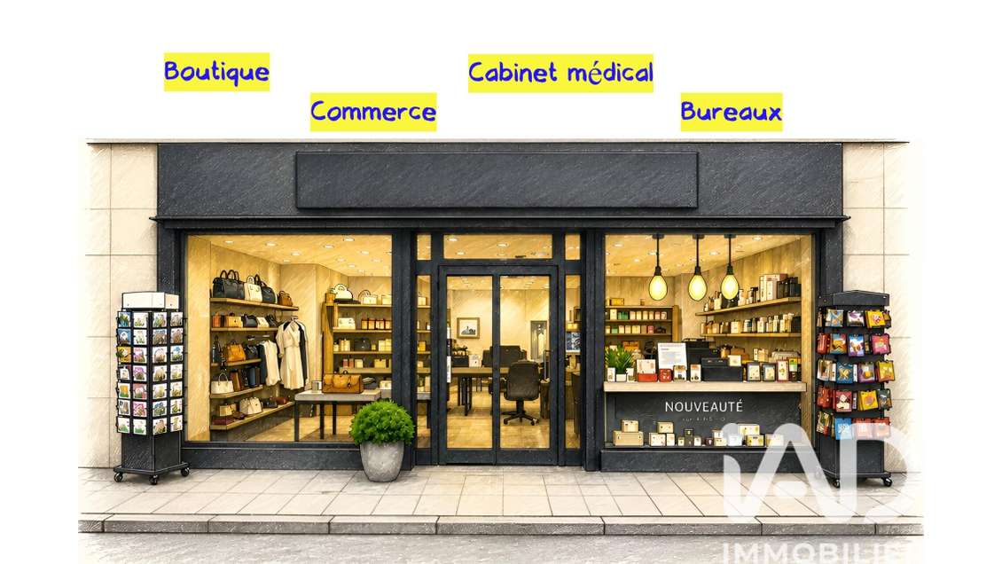 Vente local commercial et pro de 120m² à Plaisir