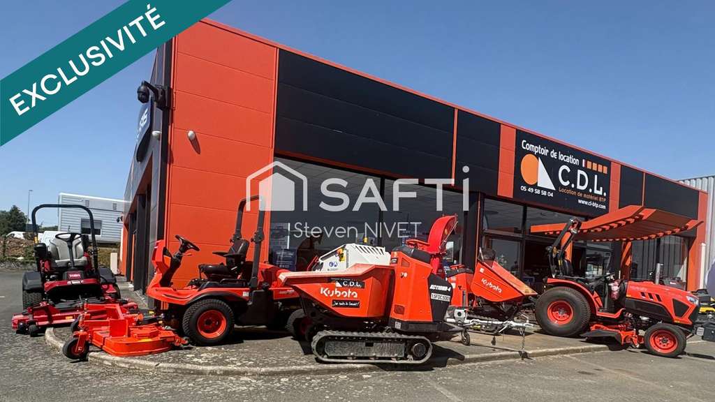 Vente local commercial de 850m² en zc à Poitiers