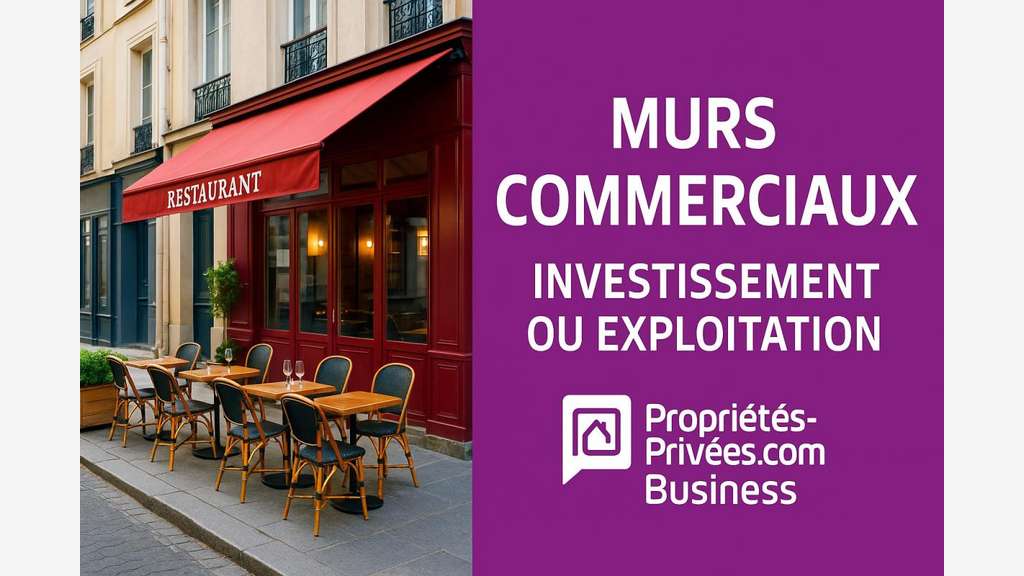 AV murs commerciaux restauration 250m² à Pontoise