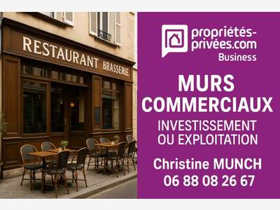 AV murs commerciaux restauration 250m² à Pontoise