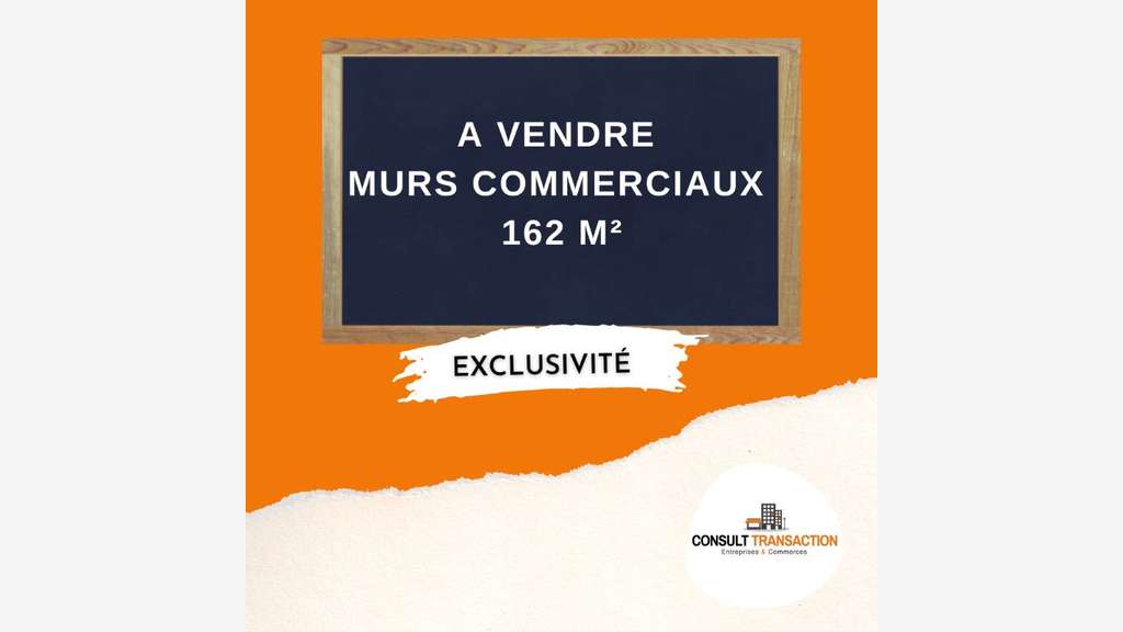 Vente murs commerciaux vides de 162m² à Pornic