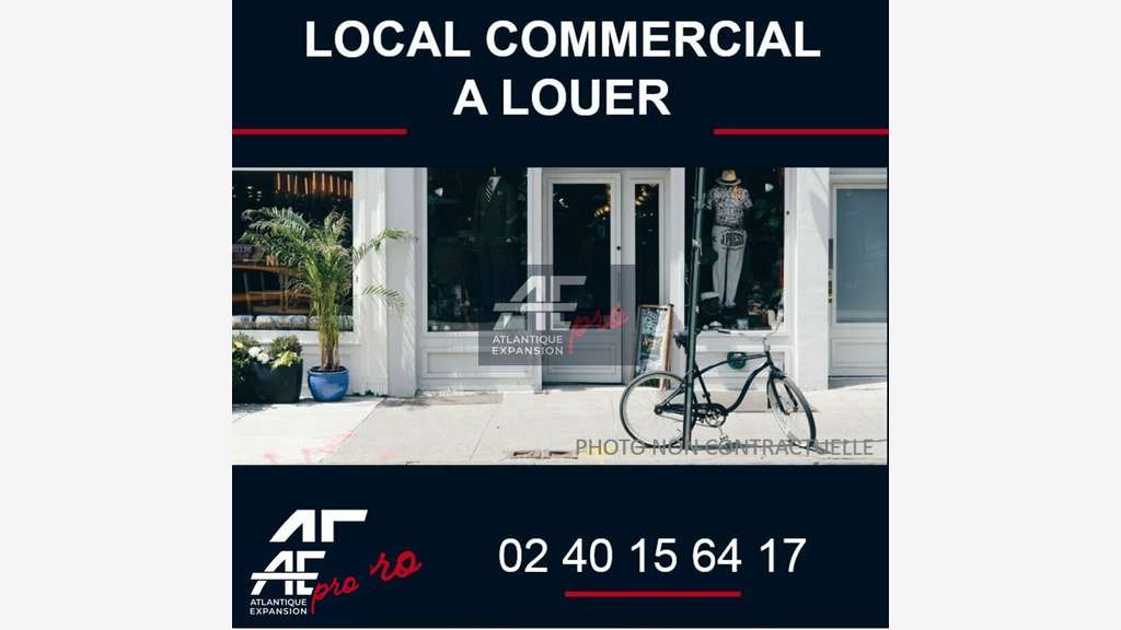 AV local commercial de 89m² proche mer à Pornichet