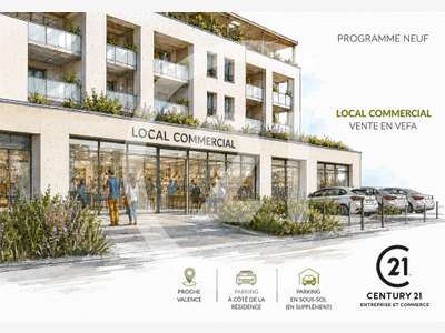 À VENDRE – Secteur Valence Local commercial de 24