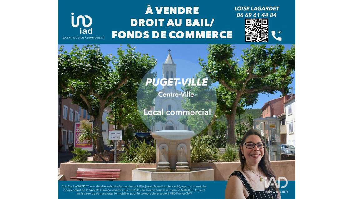Local commercial à Puget-Ville