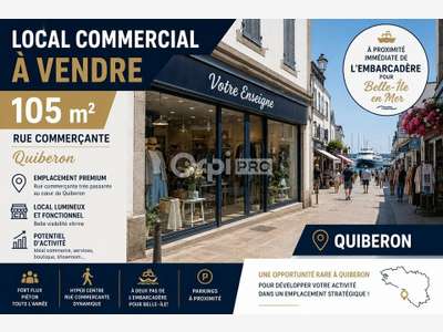 Local commercial de 105m² à vendre à Quiberon