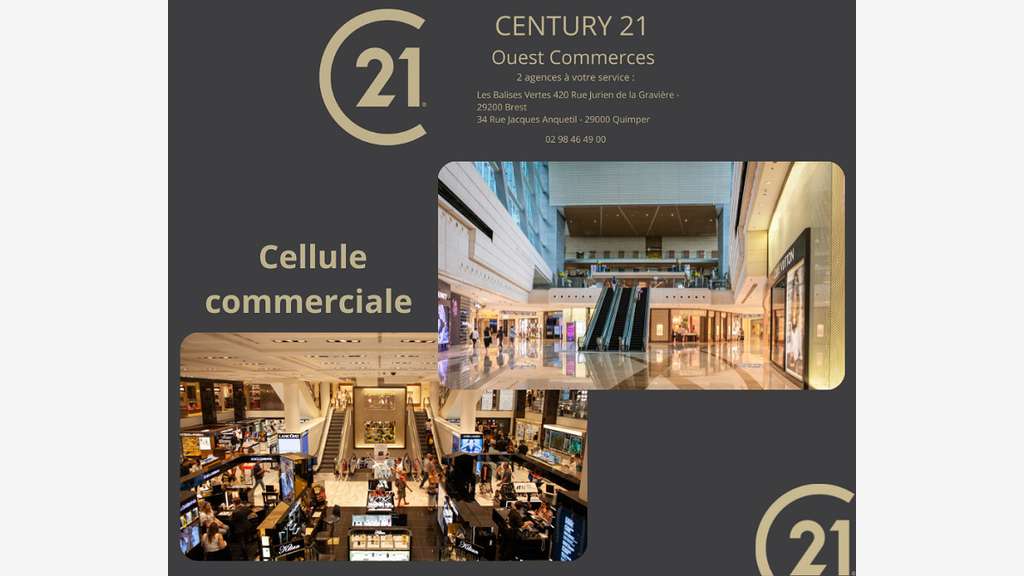 Vente murs commerciaux 630m² empl n°1 Quimper