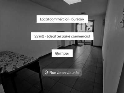 Vente local rénové 22m² centre ville de Quimper 
