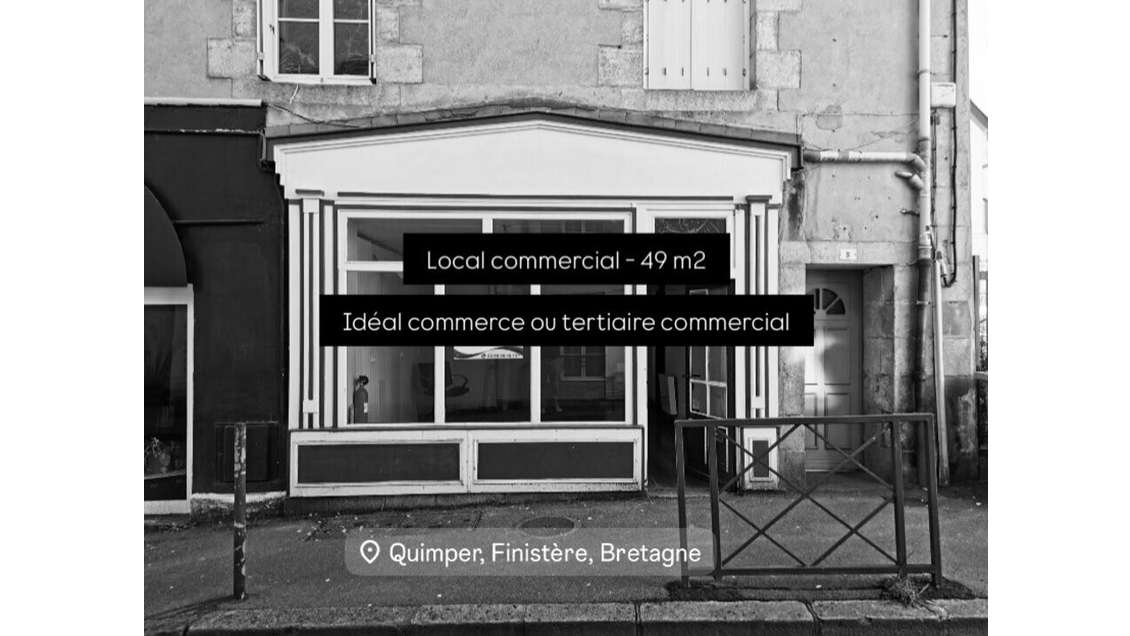 Vente local bon rapport empl/prix à Quimper centre