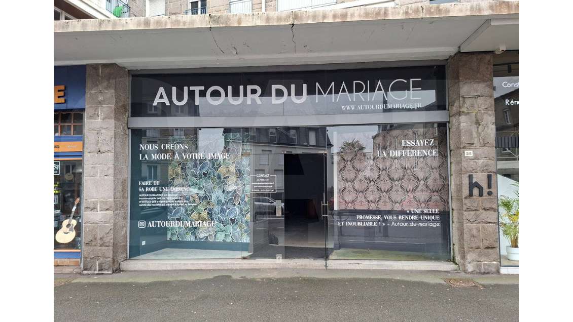 A vendre local commercial de 193m² centre Quimper