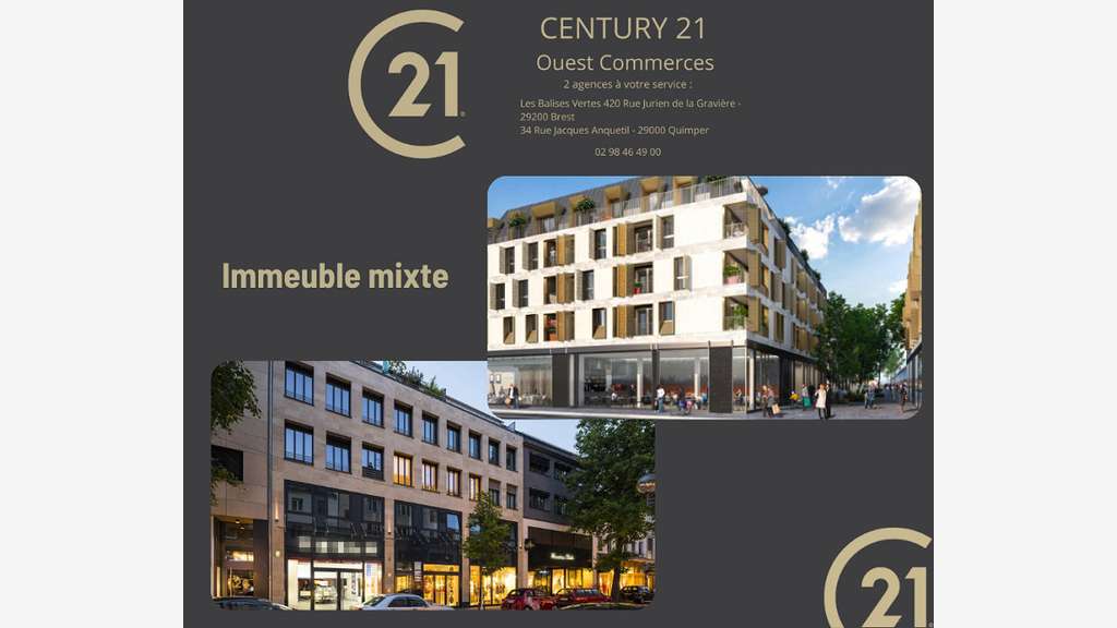 Vente immeuble à rénover à Quimper centre