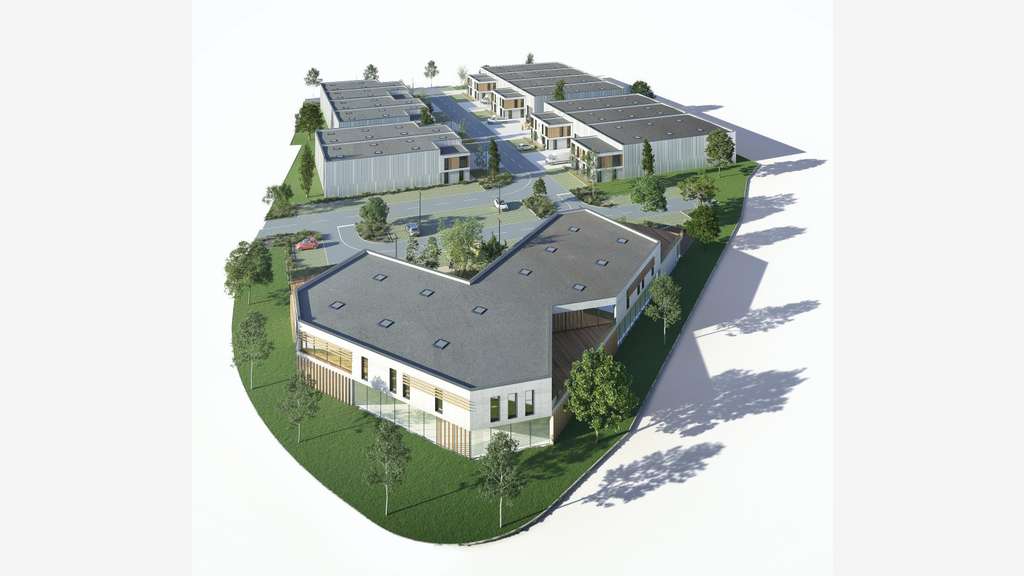 Bâtiment avec bureaux et entrepôt