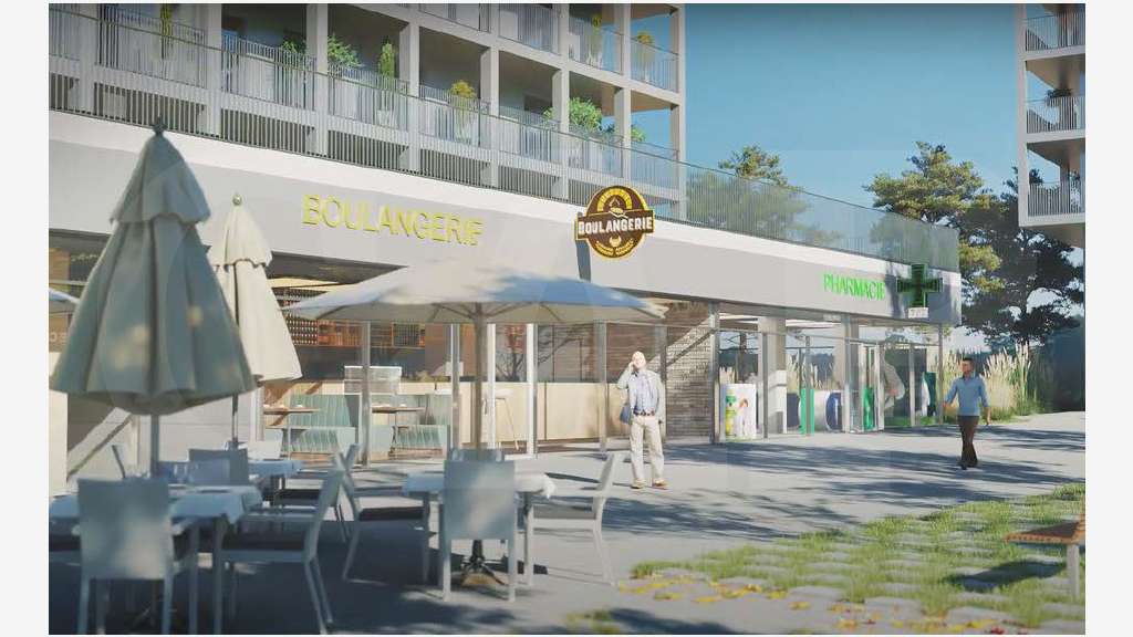 Vente local commercial neuf Rennes Haut Sancé