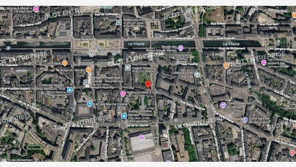 Rennes centre ville, cession de droit au bail,