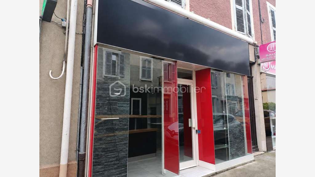 AV local commercial 47m² + appartement 30m² Rives